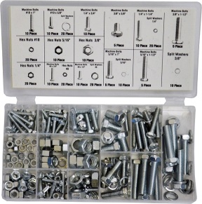 PITTSBURGH 240 PC NUT AND BOLT ASSORTMENT SAE 